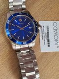 Buy Shop Movado Series 800 Blue Dial Silver Steel Strap Watch For Men - 2600137 USA Online