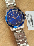 Buy Shop Movado Series 800 Blue Dial Silver Steel Strap Watch For Men - 2600137 USA Online