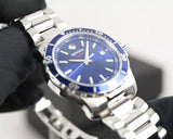 Buy Shop Movado Series 800 Blue Dial Silver Steel Strap Watch For Men - 2600137 USA Online