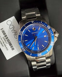 Buy Shop Movado Series 800 Blue Dial Silver Steel Strap Watch For Men - 2600137 USA Online
