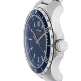 Buy Shop Movado Series 800 Blue Dial Silver Steel Strap Watch For Men - 2600137 USA Online