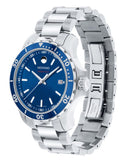 Buy Shop Movado Series 800 Blue Dial Silver Steel Strap Watch For Men - 2600137 USA Online