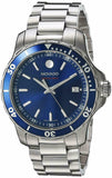 Buy Shop Movado Series 800 Blue Dial Silver Steel Strap Watch For Men - 2600137 USA Online