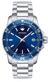 Buy Shop Movado Series 800 Blue Dial Silver Steel Strap Watch For Men - 2600137 USA Online