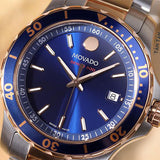 Buy Shop Movado Series 800 Blue Dial Two Tone Steel Strap Watch for Men - 2600149 USA Online
