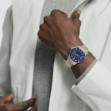 Buy Shop Movado Series 800 Blue Dial Two Tone Steel Strap Watch for Men - 2600149 USA Online