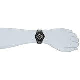 Buy Shop Movado Series 800 Chronograph Black Dial Black Steel Strap Watch For Men - 2600119 USA Online