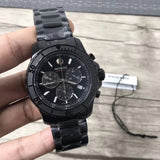Buy Shop Movado Series 800 Chronograph Black Dial Black Steel Strap Watch For Men - 2600119 USA Online