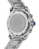 Buy Shop Movado Series 800 Chronograph Black Dial Silver Steel Strap Watch For Men - 2600110 USA Online