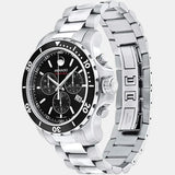 Buy Shop Movado Series 800 Chronograph Black Dial Silver Steel Strap Watch For Men - 2600142 USA Online