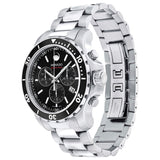 Buy Shop Movado Series 800 Chronograph Black Dial Silver Steel Strap Watch For Men - 2600142 USA Online