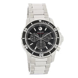 Buy Shop Movado Series 800 Chronograph Black Dial Silver Steel Strap Watch For Men - 2600142 USA Online