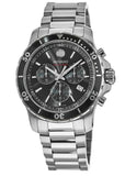 Buy Shop Movado Series 800 Chronograph Black Dial Silver Steel Strap Watch For Men - 2600142 USA Online