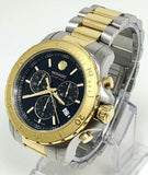 Buy Shop Movado Series 800 Chronograph Black Dial Two Tone Steel Strap Watch For Men - 2600138 USA Online