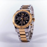 Buy Shop Movado Series 800 Chronograph Black Dial Two Tone Steel Strap Watch For Men - 2600138 USA Online