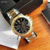 Buy Shop Movado Series 800 Chronograph Black Dial Two Tone Steel Strap Watch For Men - 2600138 USA Online