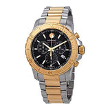 Buy Shop Movado Series 800 Chronograph Black Dial Two Tone Steel Strap Watch For Men - 2600138 USA Online