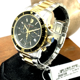 Buy Shop Movado Series 800 Chronograph Black Dial Two Tone Steel Strap Watch For Men - 2600146 USA Online