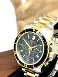 Buy Shop Movado Series 800 Chronograph Black Dial Two Tone Steel Strap Watch For Men - 2600146 USA Online