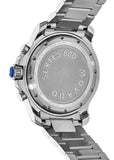 Buy Shop Movado Series 800 Chronograph Blue Dial Silver Steel Strap Watch For Men - 2600141 USA Online