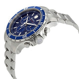 Buy Shop Movado Series 800 Chronograph Blue Dial Silver Steel Strap Watch For Men - 2600141 USA Online