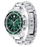 Buy Shop Movado Series 800 Chronograph Green Dial Silver Steel Strap Watch for Men - 2600179 USA Online