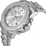 Buy Shop Movado Series 800 Chronograph Silver Dial Silver Steel Strap Watch For Men - 2600111 USA Online