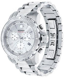 Buy Shop Movado Series 800 Chronograph Silver Dial Silver Steel Strap Watch For Men - 2600111 USA Online