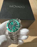 Buy Shop Movado Series 800 Green Dial Silver Steel Strap Watch For Men - 2600136 USA Online