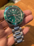 Buy Shop Movado Series 800 Green Dial Silver Steel Strap Watch For Men - 2600136 USA Online