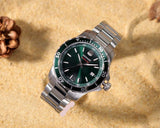 Buy Shop Movado Series 800 Green Dial Silver Steel Strap Watch For Men - 2600136 USA Online