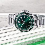 Buy Shop Movado Series 800 Green Dial Silver Steel Strap Watch For Men - 2600136 USA Online