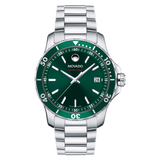 Buy Shop Movado Series 800 Green Dial Silver Steel Strap Watch For Men - 2600136 USA Online