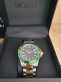 Buy Shop Movado Series 800 Green Dial Two Tone Steel Strap Watch for Men - 2600147 USA Online