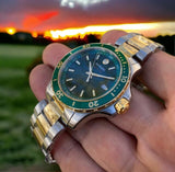 Buy Shop Movado Series 800 Green Dial Two Tone Steel Strap Watch for Men - 2600147 USA Online