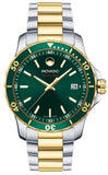 Buy Shop Movado Series 800 Green Dial Two Tone Steel Strap Watch for Men - 2600147 USA Online