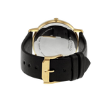 Buy Shop Movado TC Silver Dial Black Leather Strap Watch For Men - 606695 USA Online