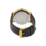 Buy Shop Movado TC Silver Dial Black Leather Strap Watch For Men - 606695 USA Online