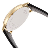 Buy Shop Movado TC Silver Dial Black Leather Strap Watch For Men - 606695 USA Online