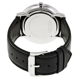 Buy Shop Movado Ultra Slim Black Dial Black Leather Strap Watch For Men - 0607086 USA Online