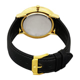 Buy Shop Movado Ultra Slim Black Dial Black Leather Strap Watch For Men - 0607087 USA Online
