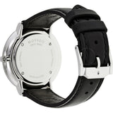Buy Shop Movado Ultra Slim Black Dial Black Leather Strap Watch For Women - 0607090 USA Online