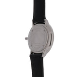 Buy Shop Movado Ultra Slim Black Dial Black Leather Strap Watch For Women - 0607090 USA Online