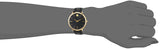 Buy Shop Movado Ultra Slim Black Dial Black Leather Strap Watch For Women - 0607091 USA Online