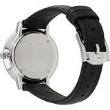 Buy Shop Movado Ultra Slim Black Dial Black Leather Strap Watch For Women - 0607094 USA Online
