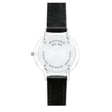 Buy Shop Movado Ultra Slim Black Dial Black Leather Strap Watch For Women - 0607094 USA Online