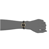 Buy Shop Movado Ultra Slim Black Dial Black Leather Strap Watch For Women - 0607095 USA Online