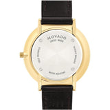 Buy Shop Movado Ultra Slim Blue Dial Brown Leather Strap Watch For Women - 0607092 USA Online