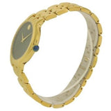 Buy Shop Movado Veturi Quartz Black Dial Gold Steel Strap Watch for Men - 0606934 USA Online