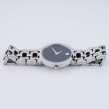 Buy Shop Movado Veturi Quartz Black Dial Silver Steel Strap Watch for Women - 0606338 USA Online